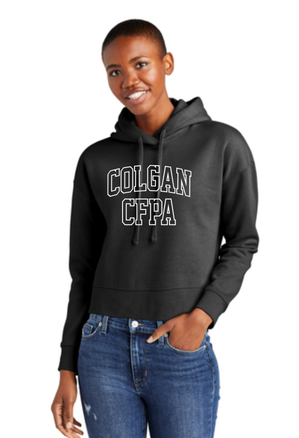 Collegiate Crop Sweatshirt Hoodie Online Sale