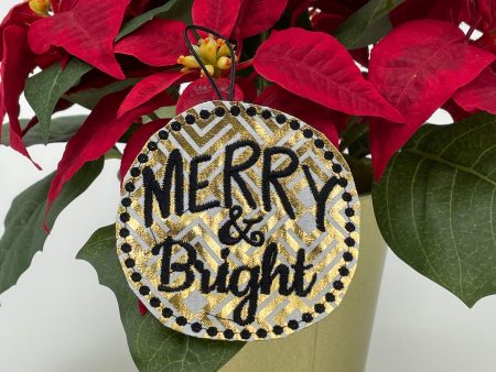 Merry & Bright Ornament Online now