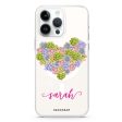 Floral Heart iPhone 12 Pro Max MagSafe Compatible Ultra Clear Case on Sale