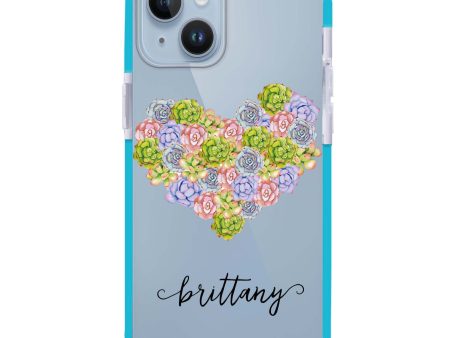 Floral Heart iPhone 12 Mini Ultra Shockproof Case For Discount