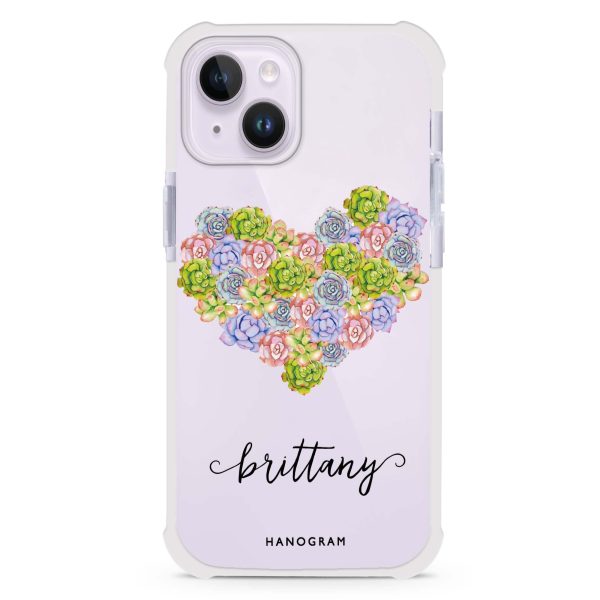 Floral Heart iPhone 13 Mini Ultra Shockproof Case Online