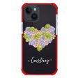 Floral Heart iPhone 13 Ultra Shockproof Case For Sale