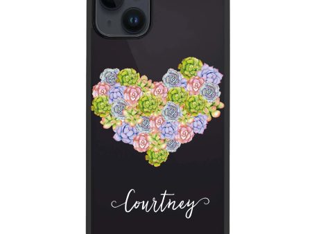 Floral Heart iPhone 13 Mini Impact Guard Bumper Case Online Hot Sale