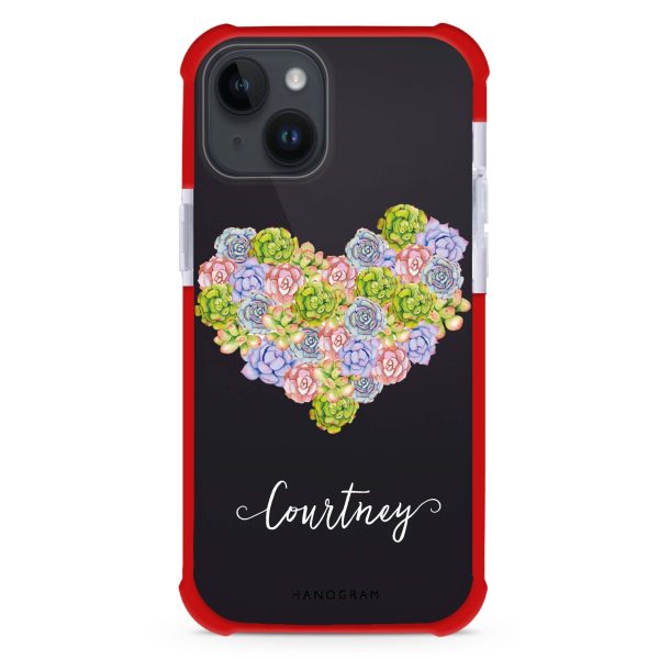 Floral Heart iPhone 13 Mini Ultra Shockproof Case Online