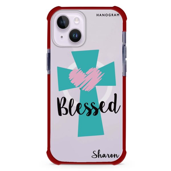 Blessed iPhone 14 Plus MagSafe Compatible Ultra Shockproof Case Hot on Sale