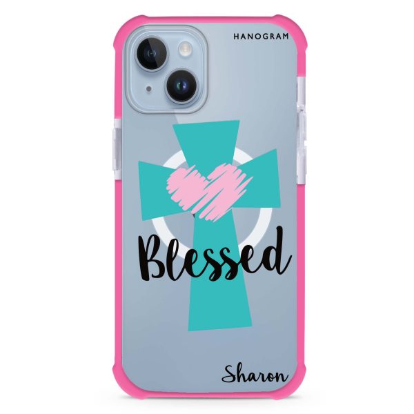 Blessed iPhone 14 Plus MagSafe Compatible Ultra Shockproof Case Hot on Sale