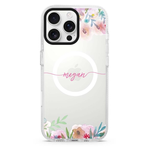 Art of Floral iPhone 14 Pro MagSafe Compatible Ultra Clear Case Online Hot Sale