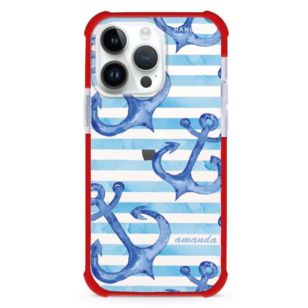 Blue Anchor iPhone 12 Pro Ultra Shockproof Case Online Hot Sale