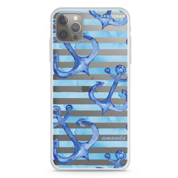 Blue Anchor iPhone 12 Pro Max Ultra Clear Case Discount