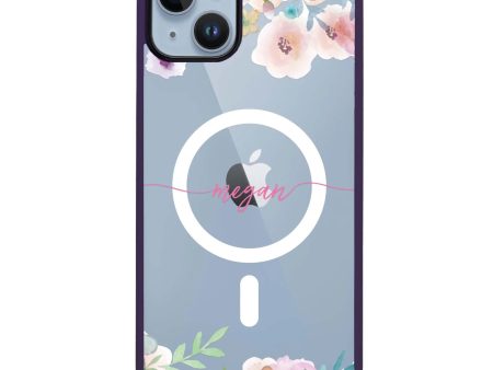 Art of Floral iPhone 14 MagSafe Compatible Impact Guard Bumper Case Cheap