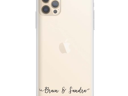 You & Me & Our Date iPhone 12 Pro Max Ultra Clear Case Online Sale