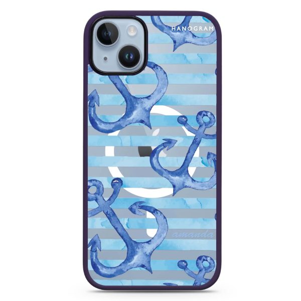 Blue Anchor iPhone 14 MagSafe Compatible Impact Guard Bumper Case Online Sale