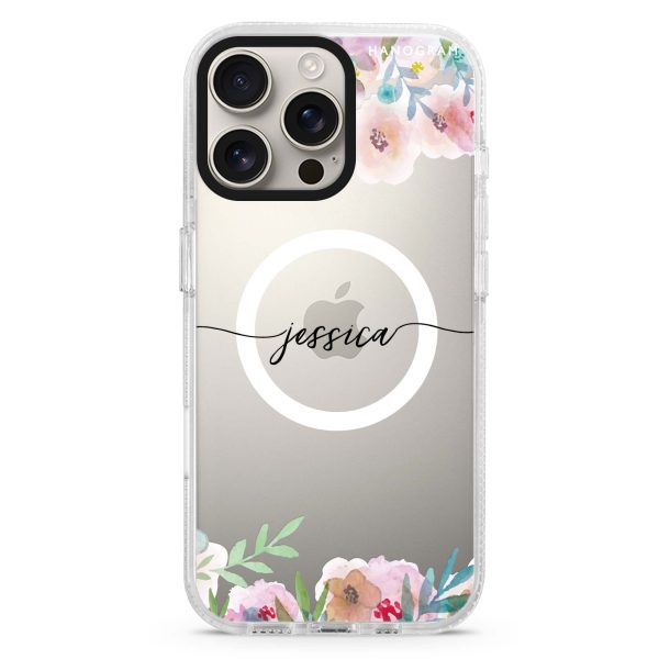 Art of Floral iPhone 14 Pro MagSafe Compatible Ultra Clear Case Online Hot Sale