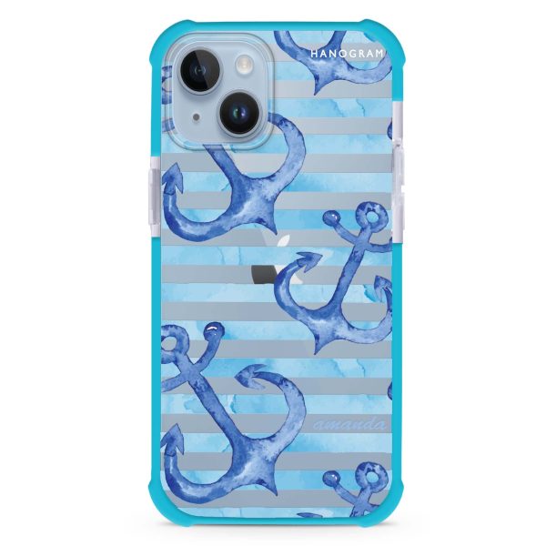 Blue Anchor iPhone 14 Ultra Shockproof Case Cheap