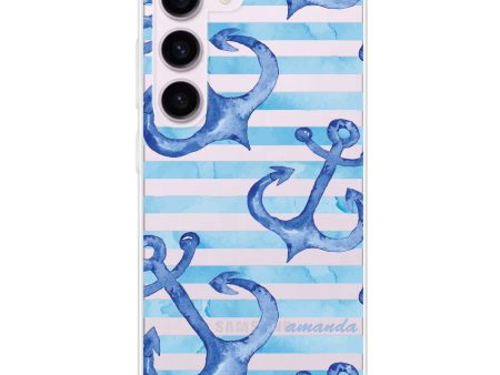 Blue Anchor Samsung Galaxy Ultra Clear Case For Sale