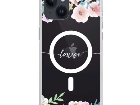 Art of Floral iPhone 12 MagSafe Compatible Ultra Clear Case Cheap