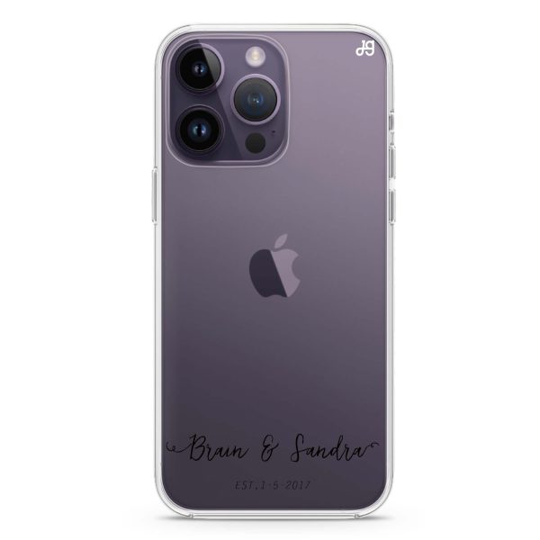 You & Me & Our Date iPhone 13 Pro Ultra Clear Case Discount