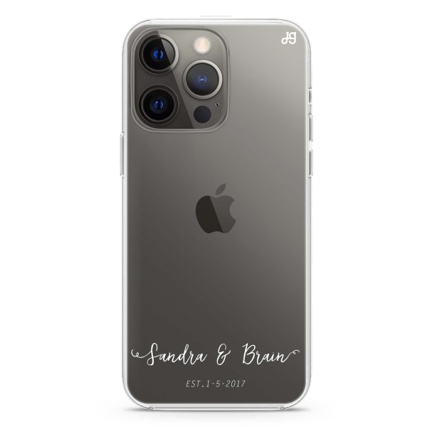 You & Me & Our Date iPhone 13 Pro Ultra Clear Case Discount