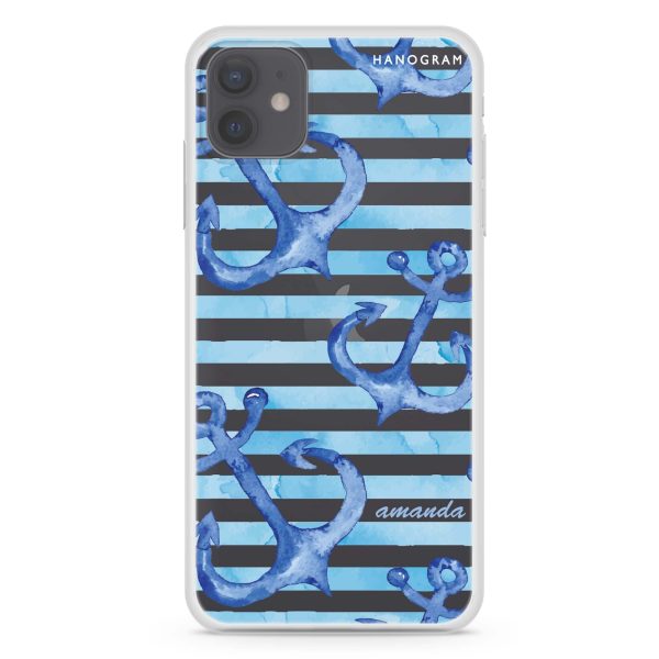 Blue Anchor iPhone 12 mini Ultra Clear Case Fashion