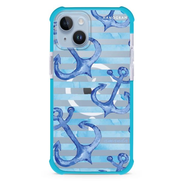 Blue Anchor iPhone 14 MagSafe Compatible Ultra Shockproof Case Discount