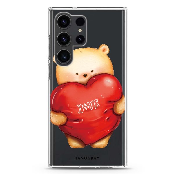 Bear Hug Samsung Galaxy Ultra Clear Case Sale