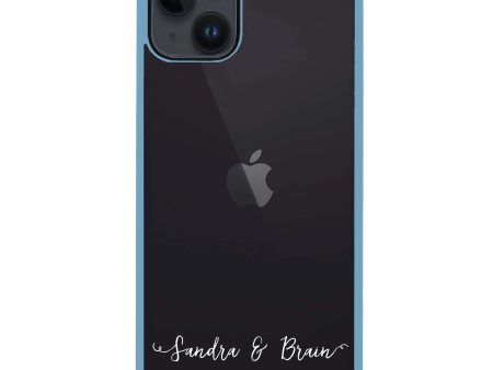 You & Me & Our Date iPhone 13 Mini Impact Guard Bumper Case For Sale