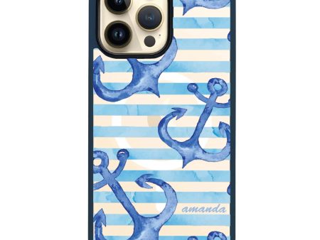 Blue Anchor iPhone 14 Pro MagSafe Compatible Impact Guard Bumper Case Online Sale