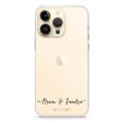 You & Me & Our Date iPhone 13 Pro Ultra Clear Case Discount