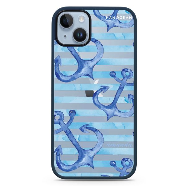 Blue Anchor iPhone 14 Plus Impact Guard Bumper Case on Sale