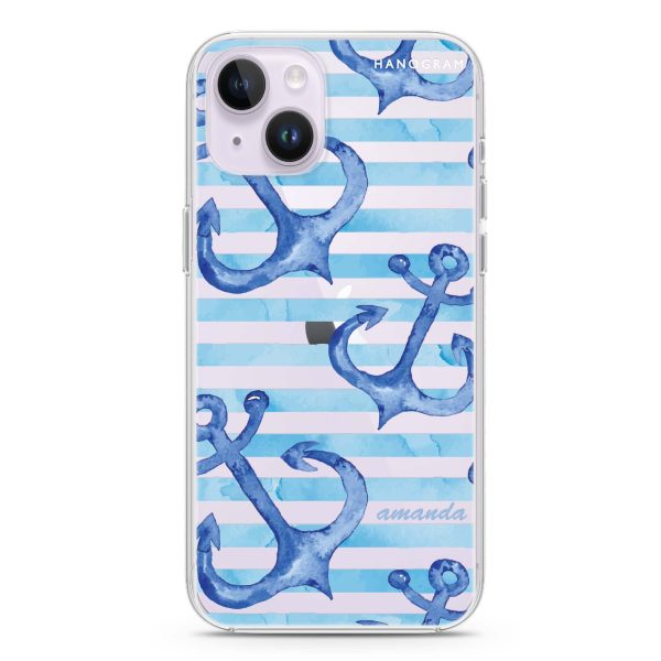 Blue Anchor iPhone 14 Plus Ultra Clear Case Supply