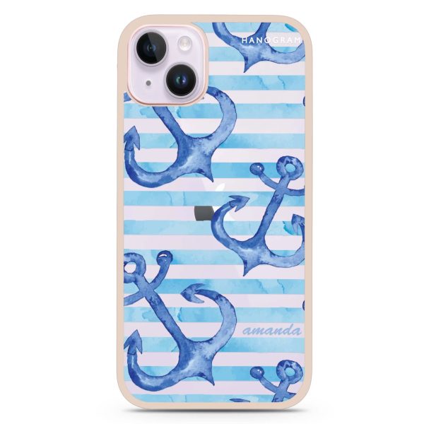 Blue Anchor iPhone 14 Plus Impact Guard Bumper Case on Sale