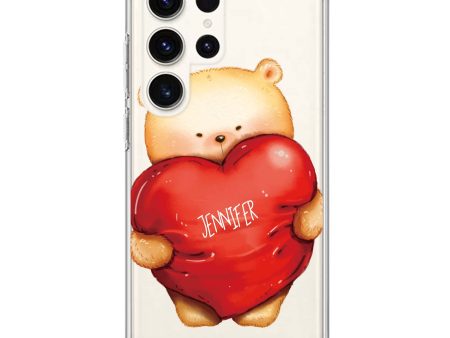 Bear Hug Samsung Galaxy Ultra Clear Case Sale