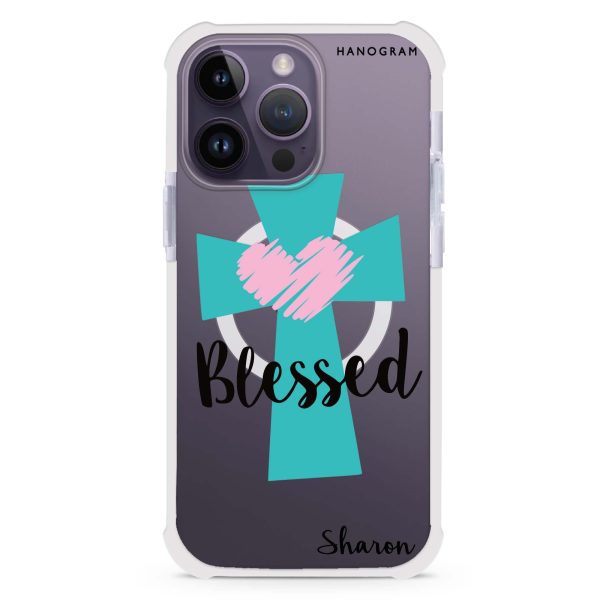 Blessed iPhone 14 Pro Max MagSafe Compatible Ultra Shockproof Case Fashion