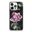 Black Marble Rose iPhone 13 Pro Ultra Clear Case For Sale