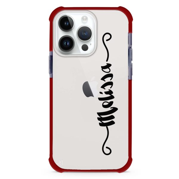 Casual Vertical Name iPhone 12 Pro Ultra Shockproof Case on Sale