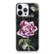 Black Marble Rose iPhone 13 Pro Max MagSafe Compatible Ultra Clear Case Hot on Sale