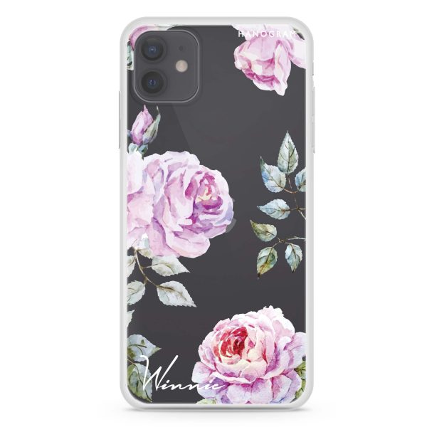 Classic Floral iPhone 12 mini Ultra Clear Case For Cheap