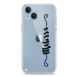 Casual Vertical Name iPhone 14 Plus Ultra Clear Case on Sale