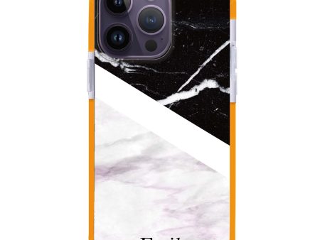 Black & White Marble iPhone 13 Pro Max Ultra Shockproof Case Online Sale