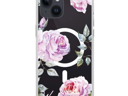 Classic Floral iPhone 14 Plus MagSafe Compatible Ultra Clear Case Online