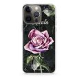 Black Marble Rose iPhone 13 Pro Ultra Clear Case For Sale