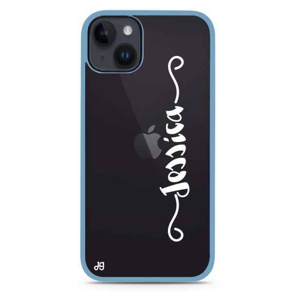 Casual Vertical Name iPhone 14 Plus Impact Guard Bumper Case Online now