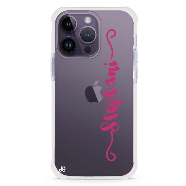 Casual Vertical Name iPhone 14 Pro Ultra Shockproof Case Online now