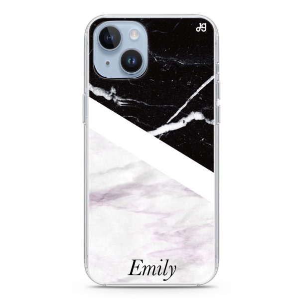 Black & White Marble iPhone 14 Plus Ultra Clear Case Supply