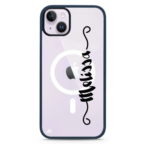 Casual Vertical Name iPhone 14 Plus MagSafe Compatible Impact Guard Bumper Case Online Hot Sale