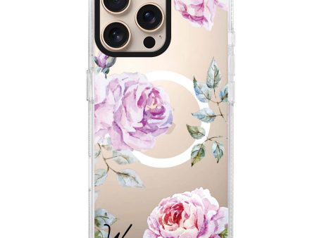 Classic Floral iPhone 14 Pro MagSafe Compatible Ultra Clear Case Online Sale