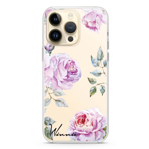 Classic Floral iPhone 14 Pro Max Ultra Clear Case Sale