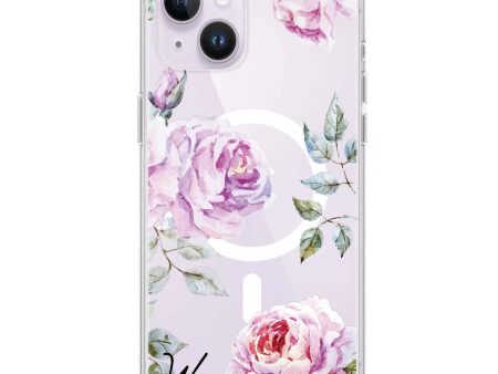 Classic Floral iPhone 14 MagSafe Compatible Ultra Clear Case For Discount