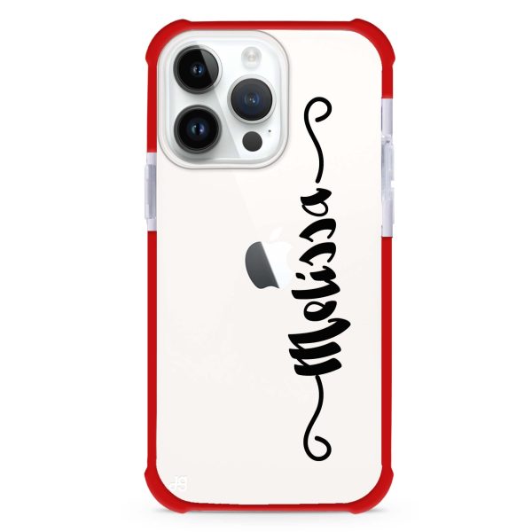 Casual Vertical Name iPhone 12 Pro Ultra Shockproof Case on Sale