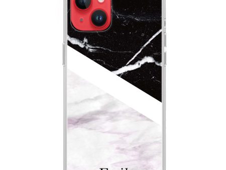 Black & White Marble iPhone 14 Plus Ultra Clear Case Supply